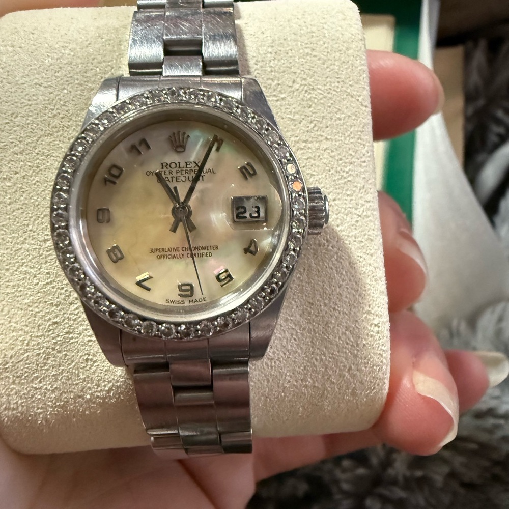 Rolex Datejust Gold and Silver Watch - Picture 7 of 13